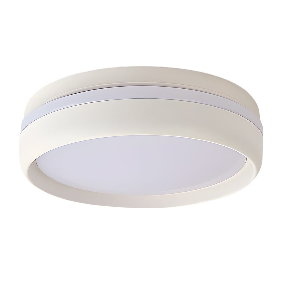 Modern Round Flush Mount LED Ceiling Light - Acrylic Shade