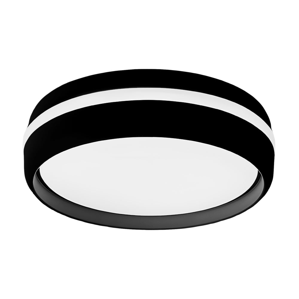 Modern Round Flush Mount LED Ceiling Light - Acrylic Shade