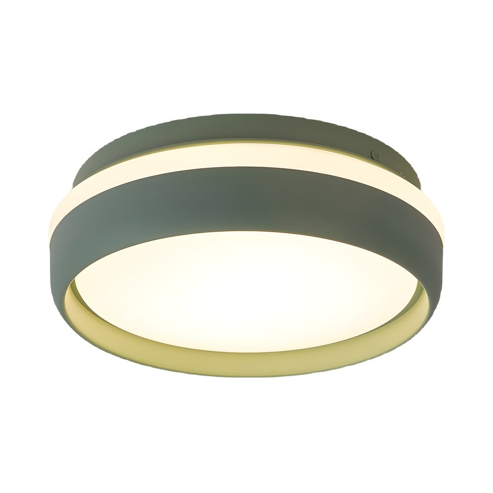 Modern Round Flush Mount LED Ceiling Light - Acrylic Shade