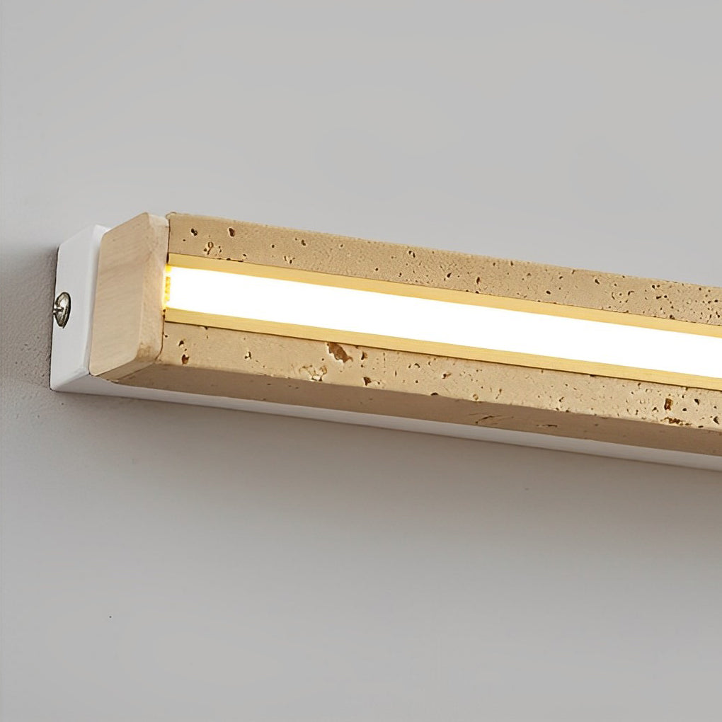 Travertine LED Dimmable Wabi-Sabi Japanese Wall Lamp 34.3"