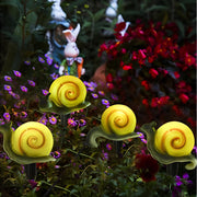 Solar Garden Animal Lights Set - Resin Birds Snails Butterflies
