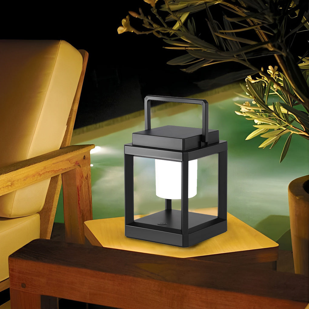 Portable Solar LED Outdoor Lantern with USB Charging