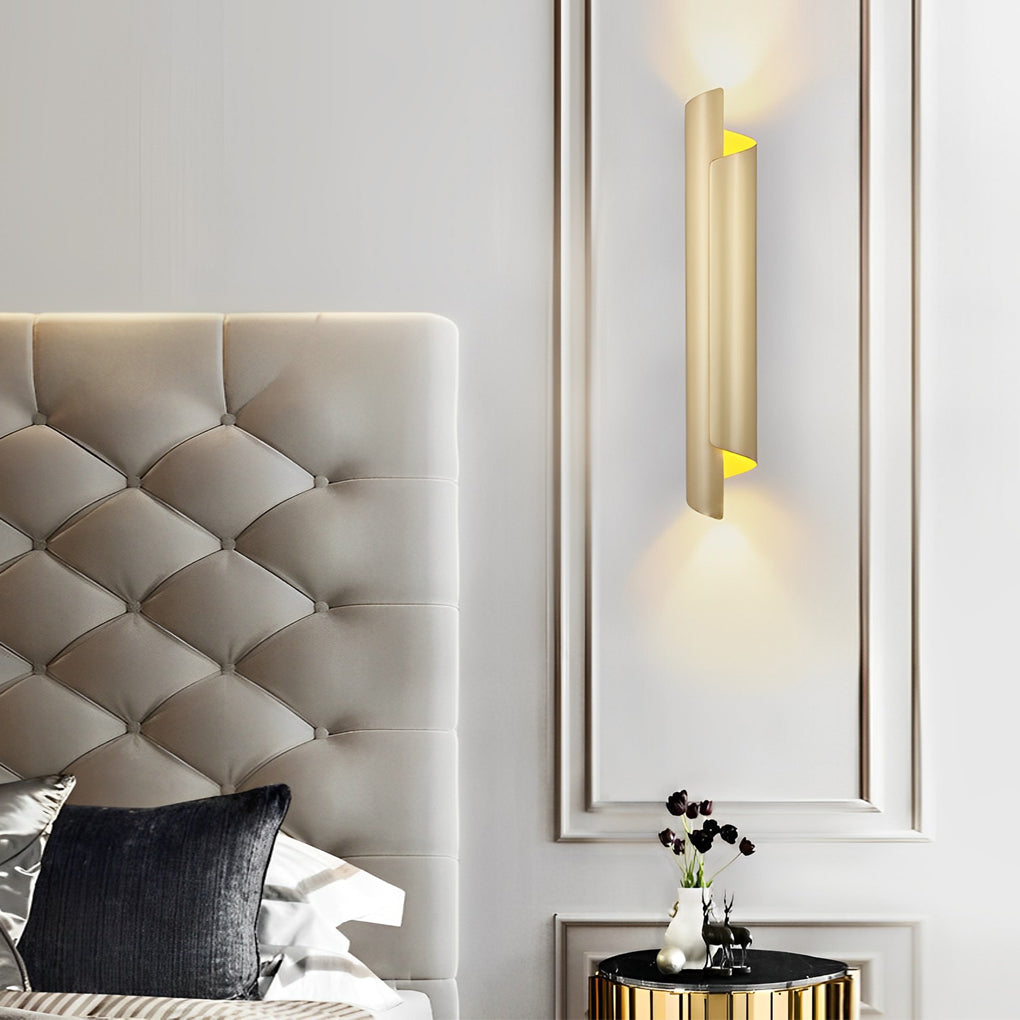 Modern Metal Up Down Wall Sconce LED Light Fixture