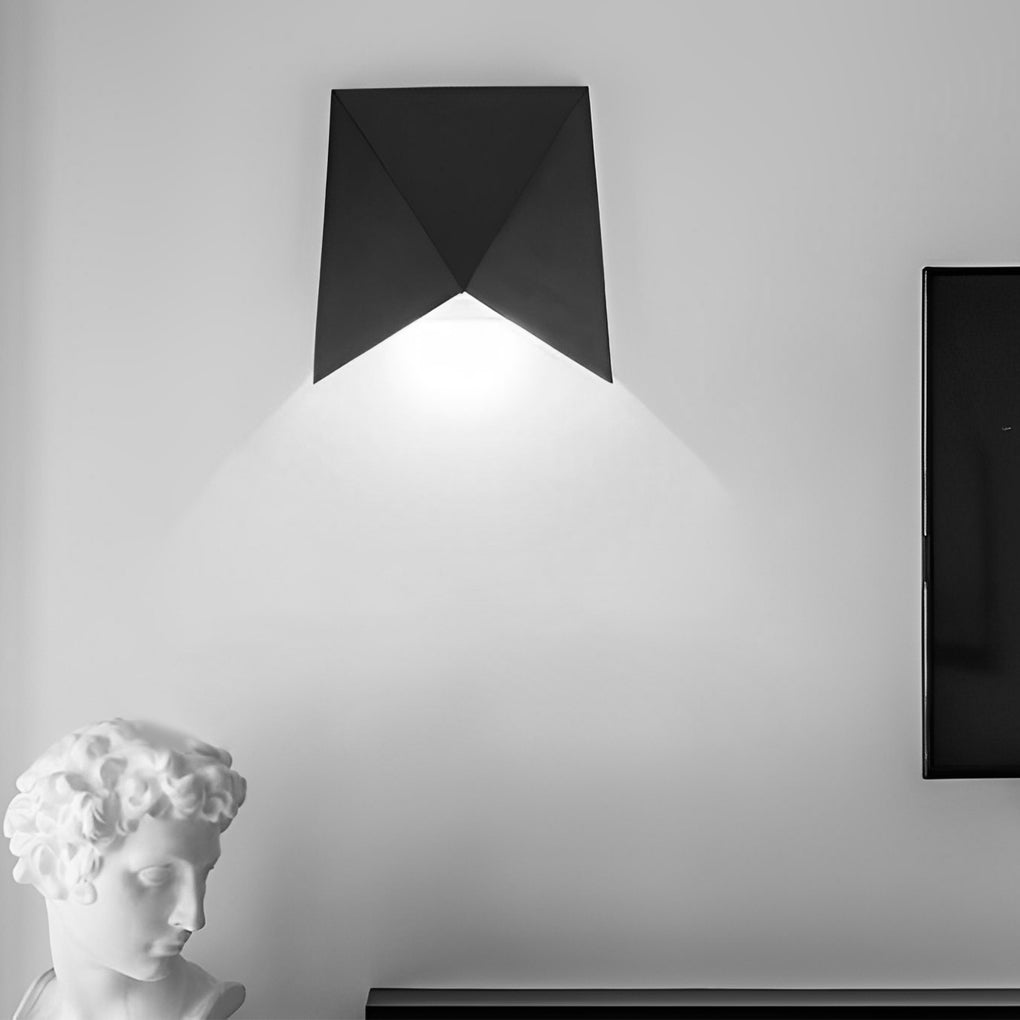 Geometric LED Aluminum Waterproof Wall Sconce Modern Outdoor Light