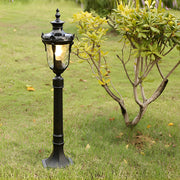 Industrial Outdoor Pathway Light Die-Cast Aluminum Glass Lamp