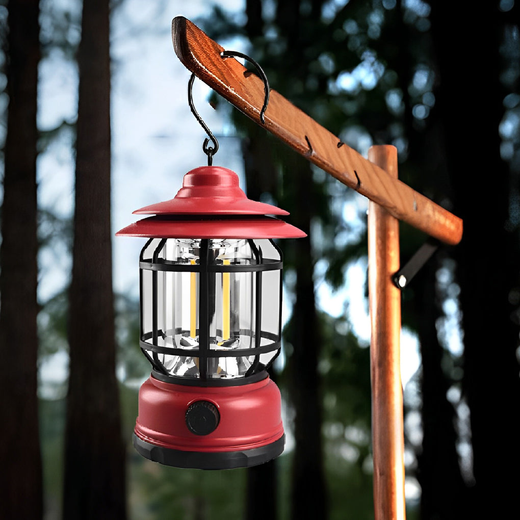 Rechargeable LED Outdoor Lantern with Adjustable Brightness