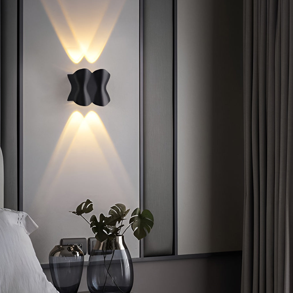 Modern LED Up Down Outdoor Wall Light Waterproof Aluminum