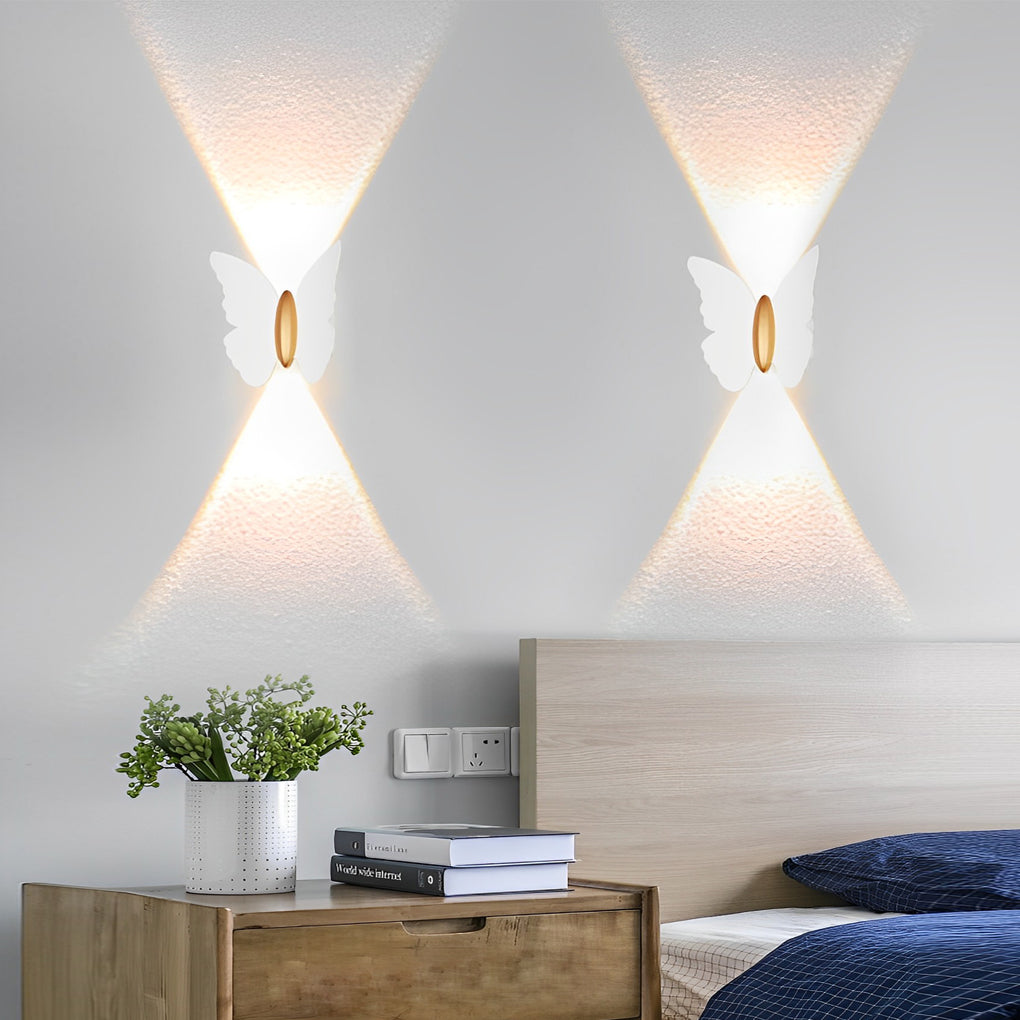 Butterfly Up Down LED Waterproof Outdoor Wall Light