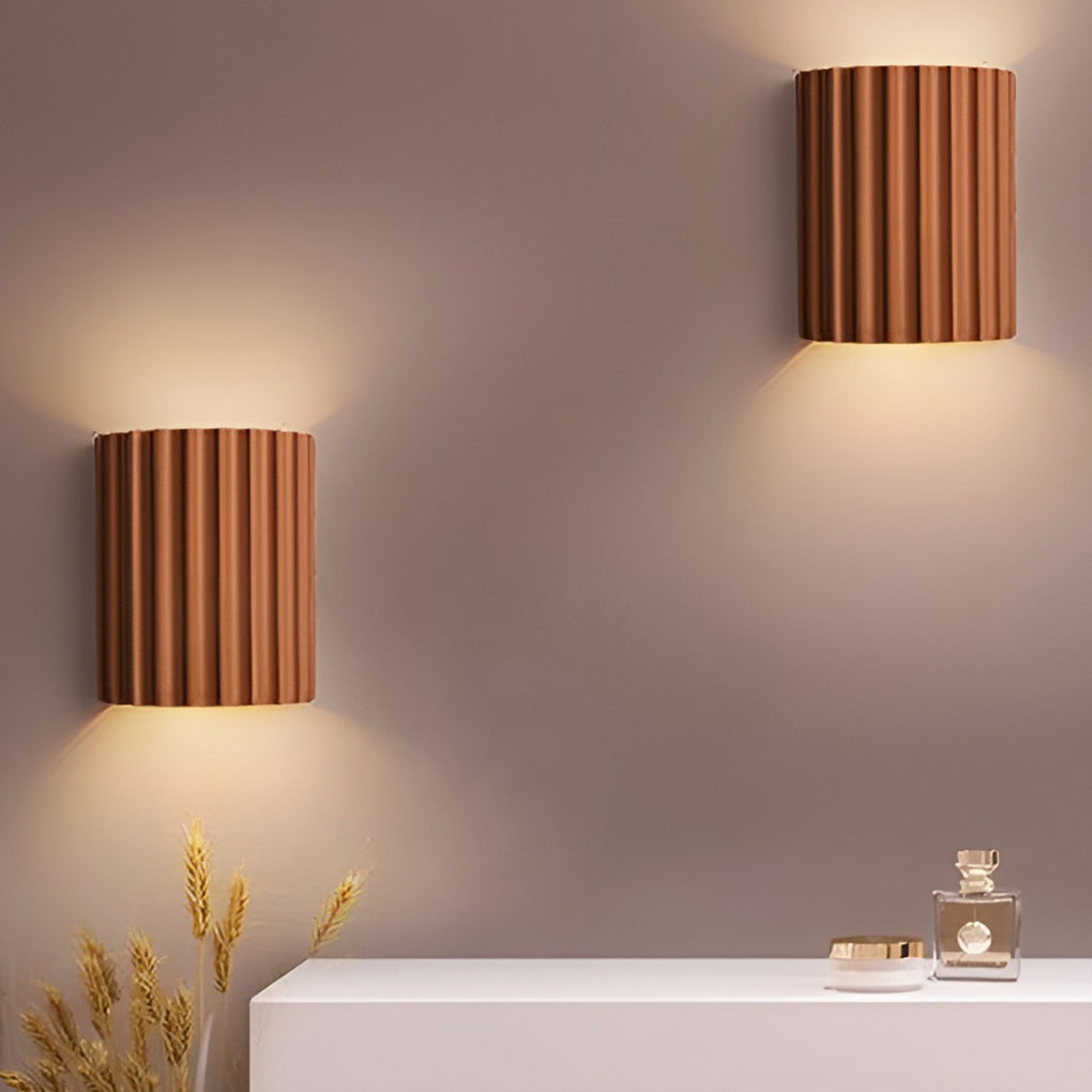 Modern Nordic Up Down Wall Sconce | Resin Dual Light Fixture