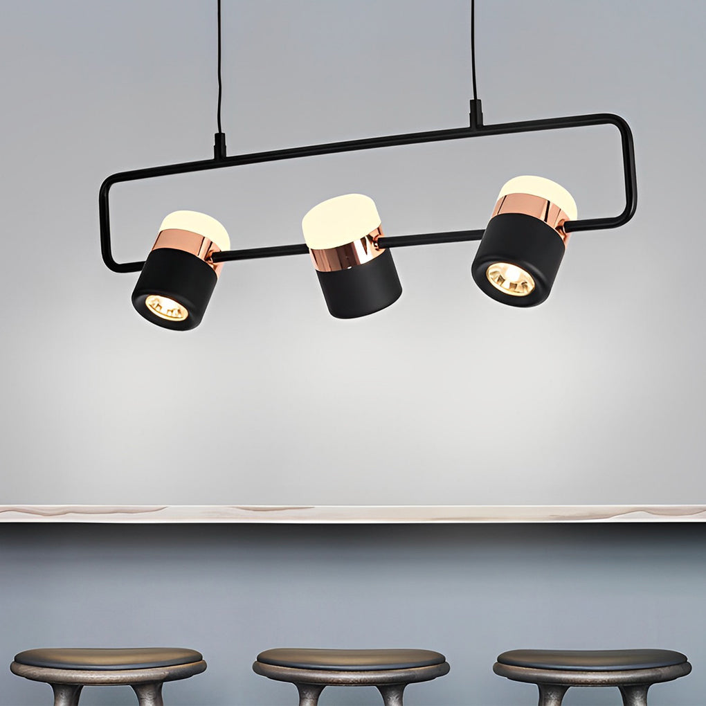 Rotatable Metal LED Pendant Light | Modern Adjustable Chandelier