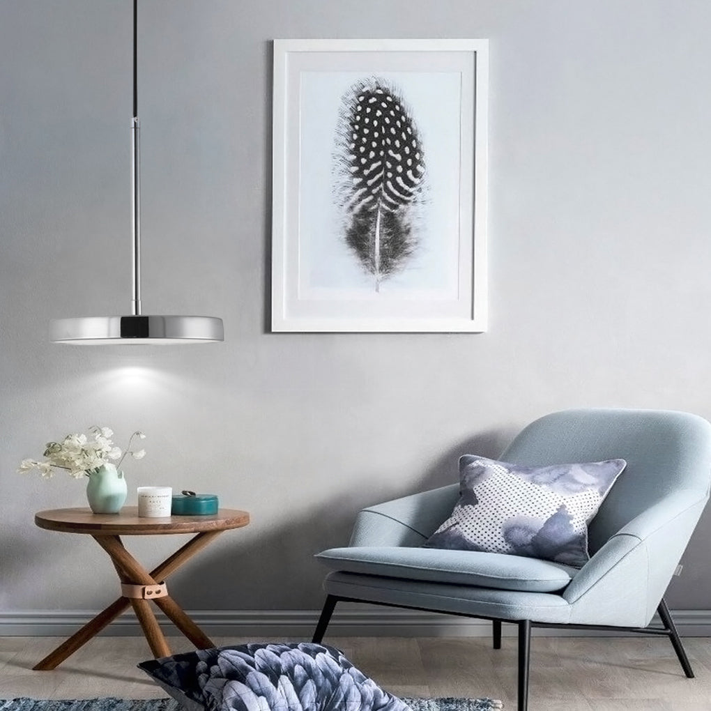 Ultra-Thin Round LED Pendant Light Modern Minimalist Iron Acrylic