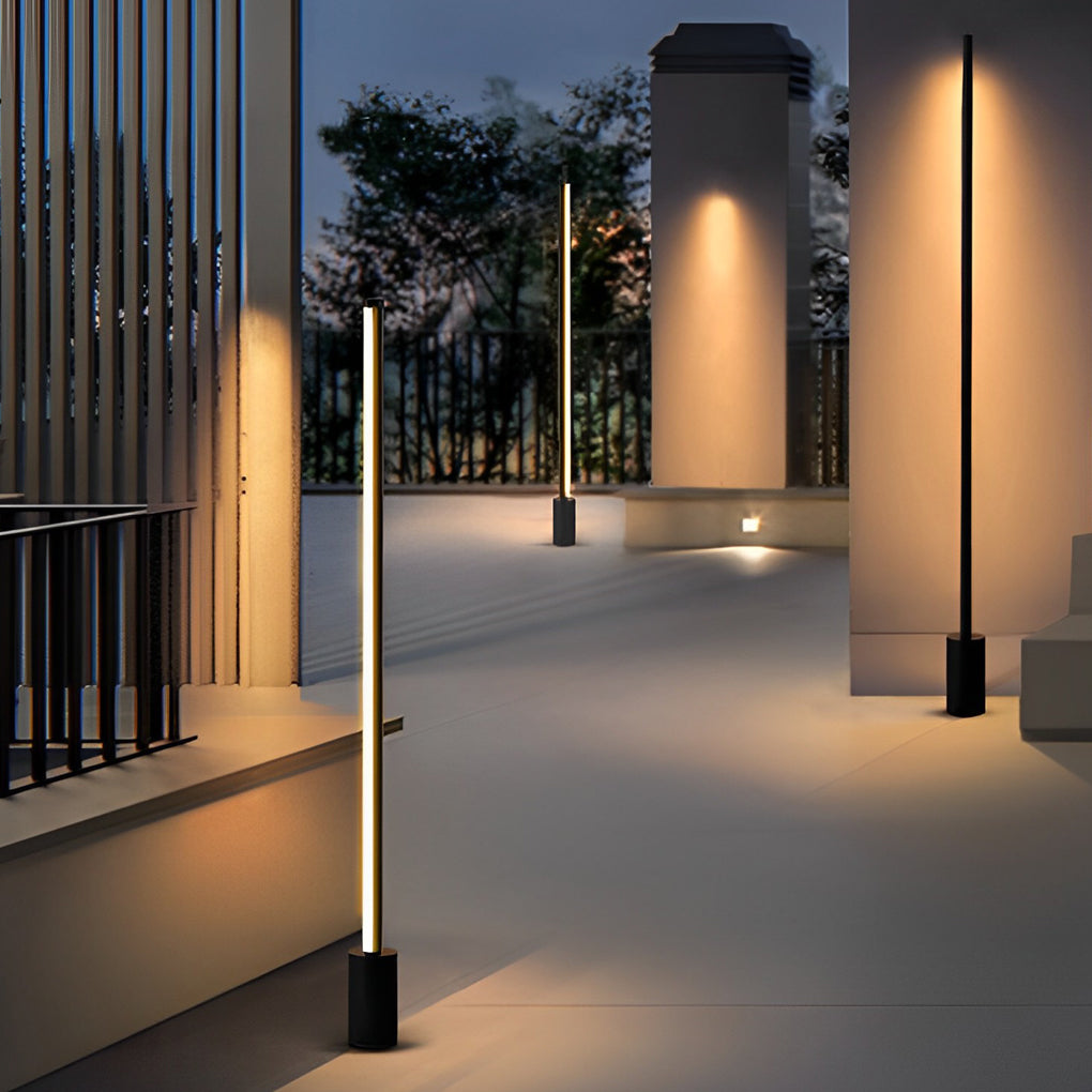 Modern LED Linear Landscape Light - Waterproof Outdoor Garden