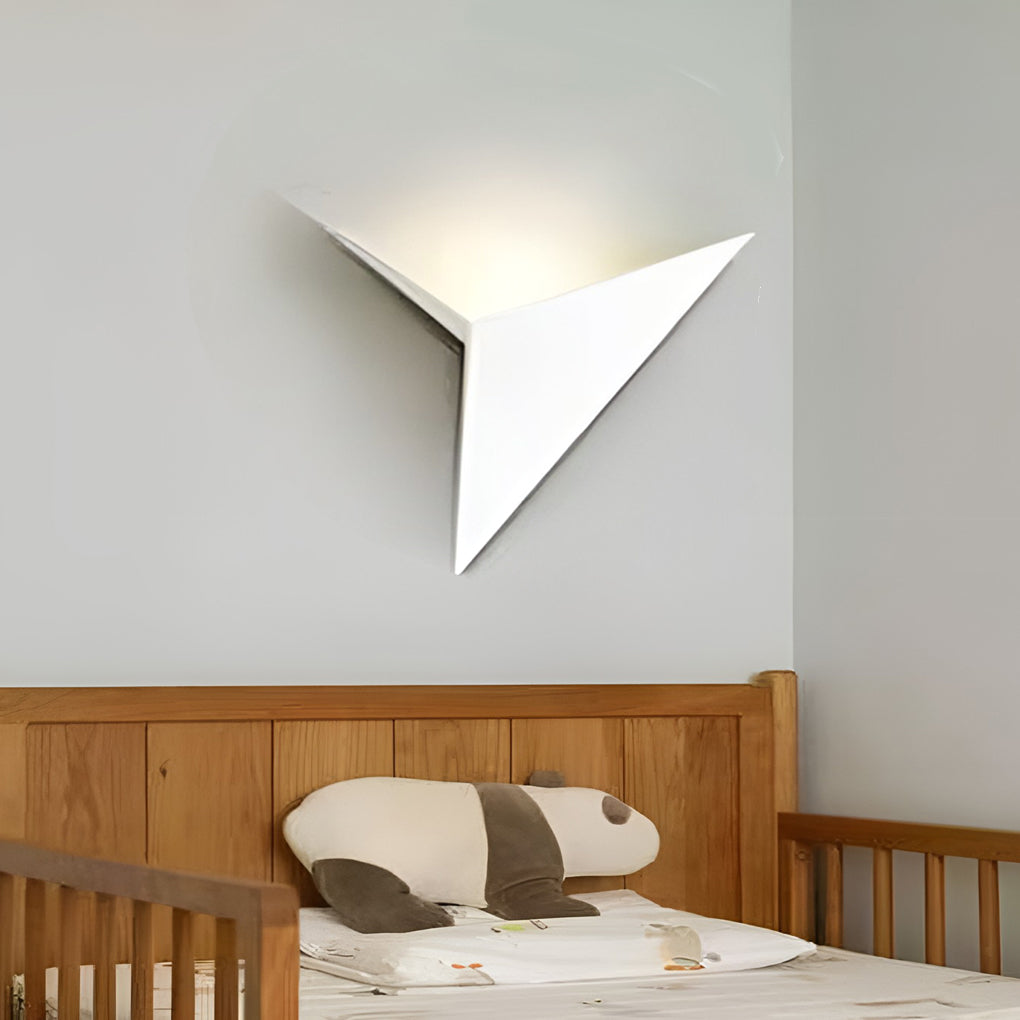 Geometric Nordic Wall Sconce | Modern LED Wall Light | Iron Finish