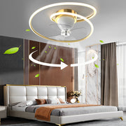 Smart Dimmable Ceiling Fan Light with APP Control & 360° Rotation