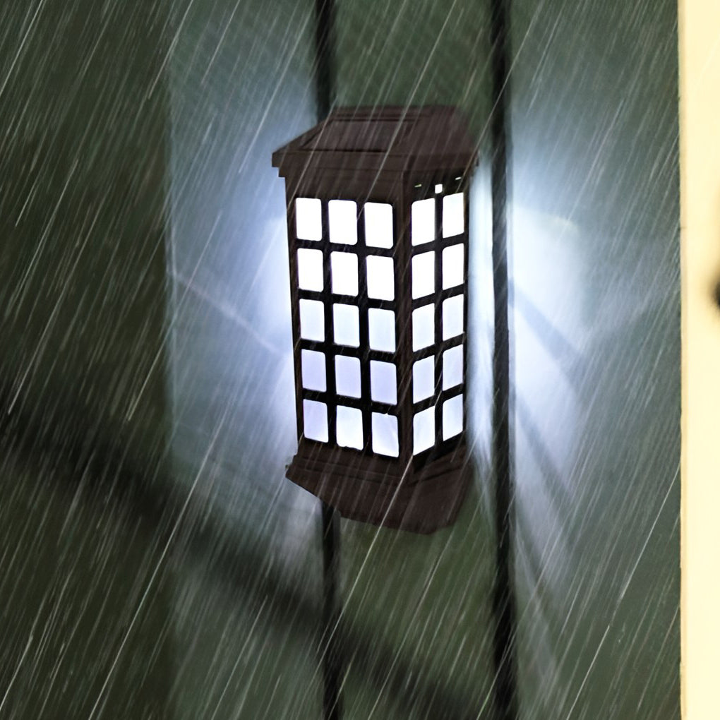 Solar Motion Sensor LED Outdoor Wall Light with Auto Light Control
