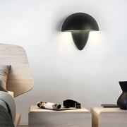 Mushroom Modern Outdoor Wall Light | Waterproof Aluminum LED Sconce