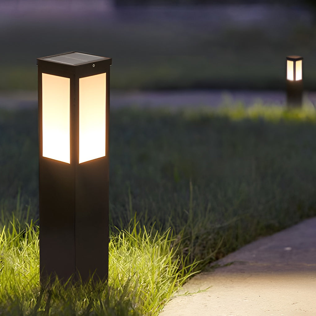Solar LED Bollard Light with Remote Control – Industrial Pathway