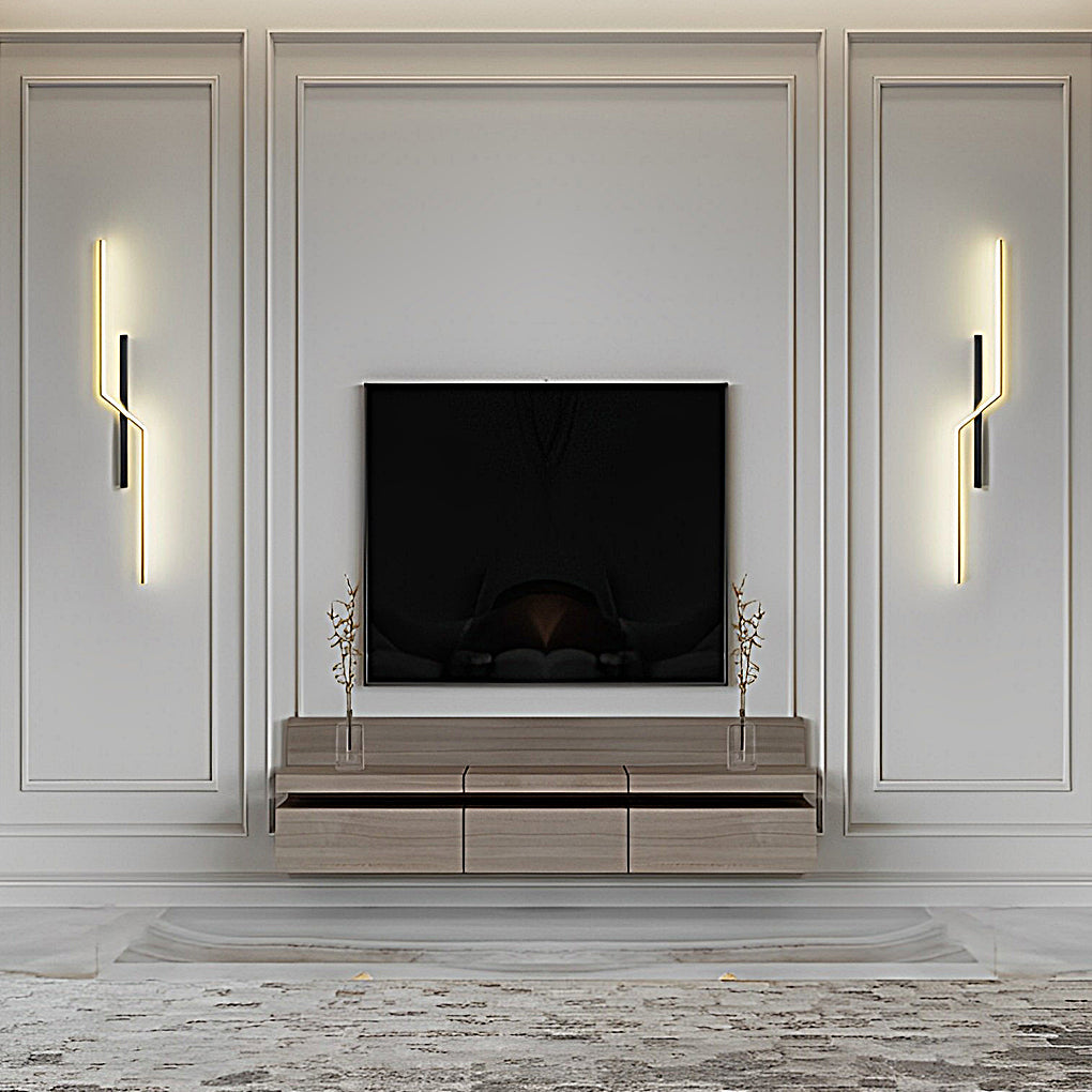 Modern Linear LED Wall Sconce – Minimalist Art Deco Lighting