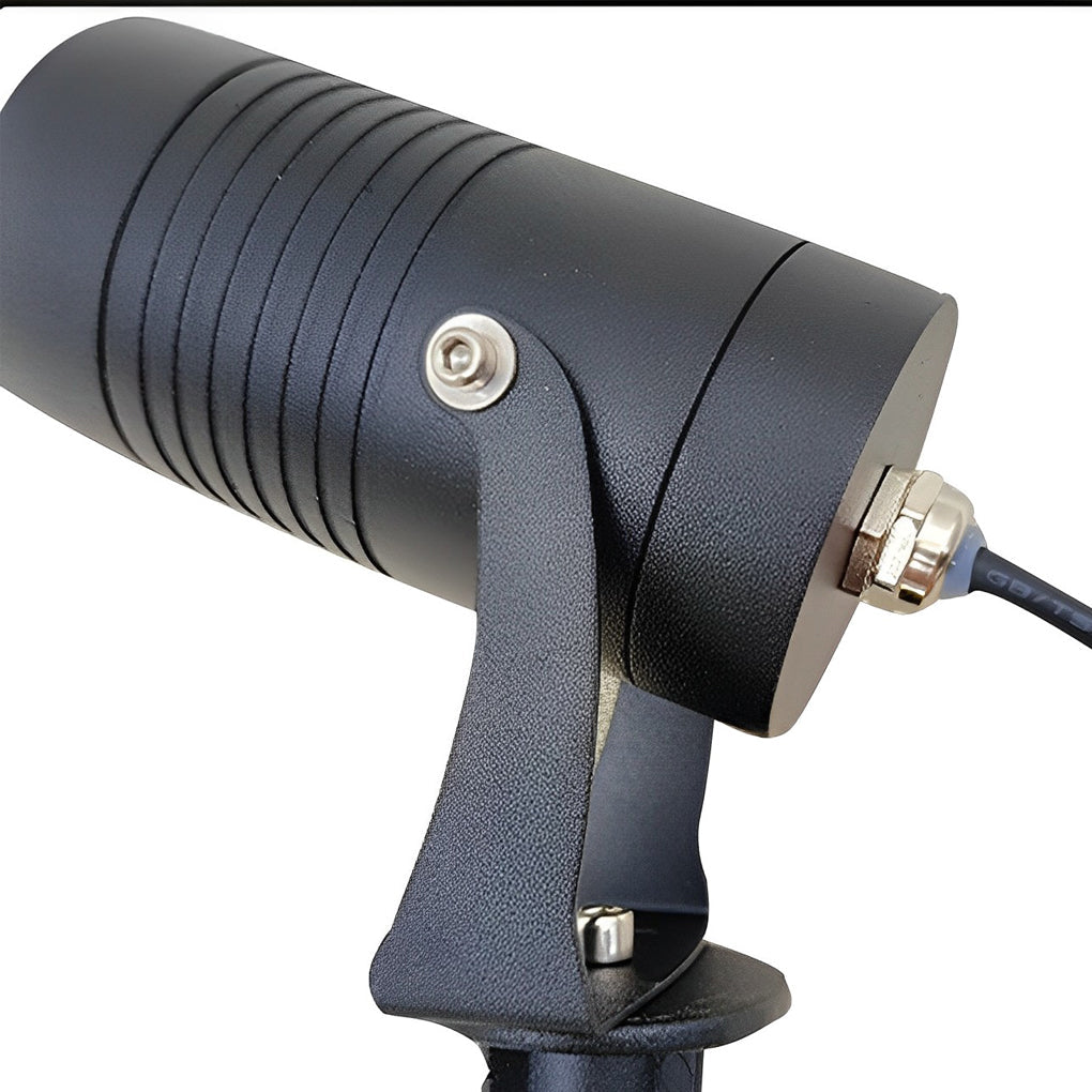 10W Adjustable LED Tree Spotlight - Modern Outdoor Lighting Black