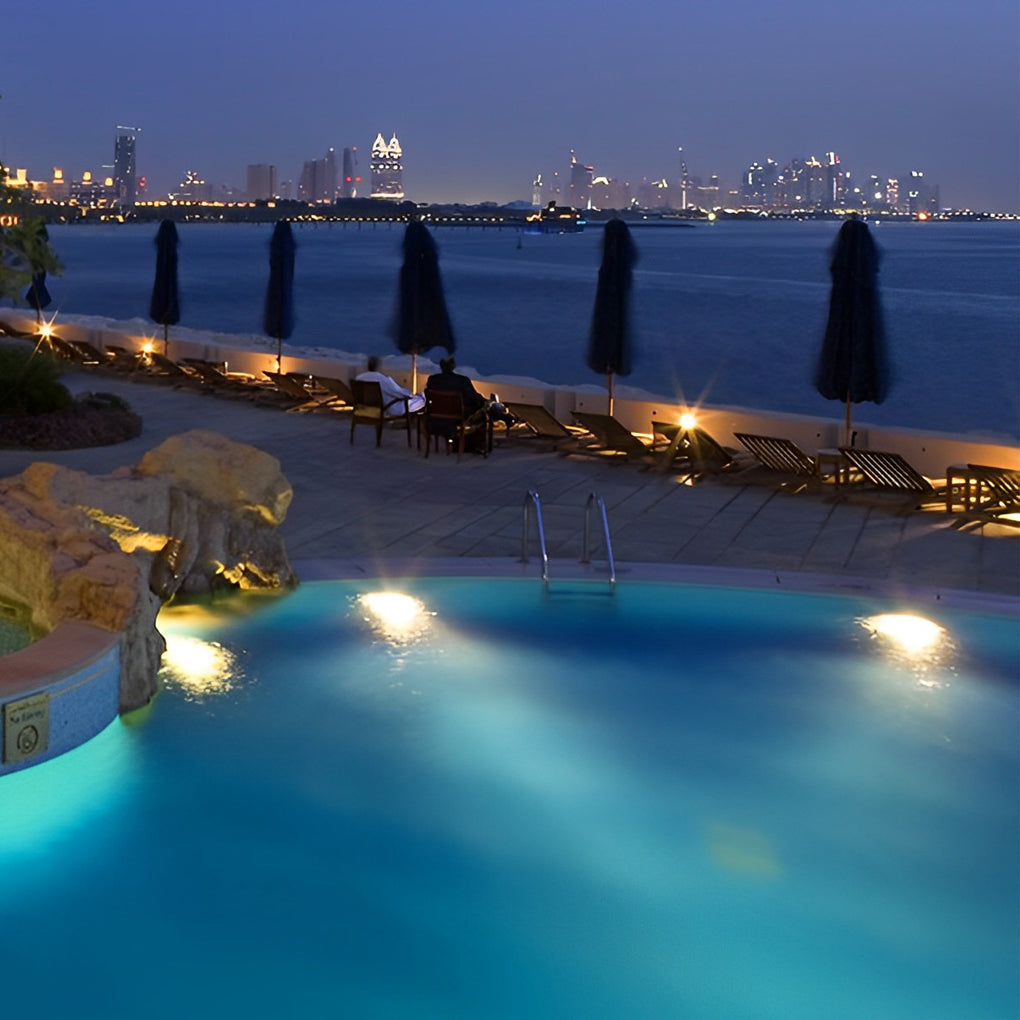 Modern LED Underwater Pool Light - Chrome Adjustable Spot Light