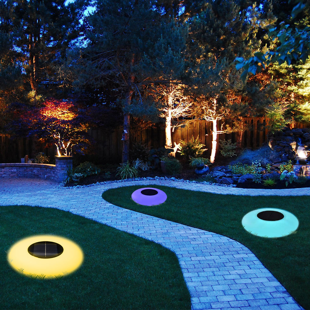 RGB Solar Pool Light Waterproof LED Outdoor Landscape Lamp
