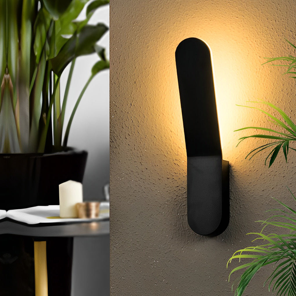 Modern LED Aluminum Wall Sconce - Warm White Light