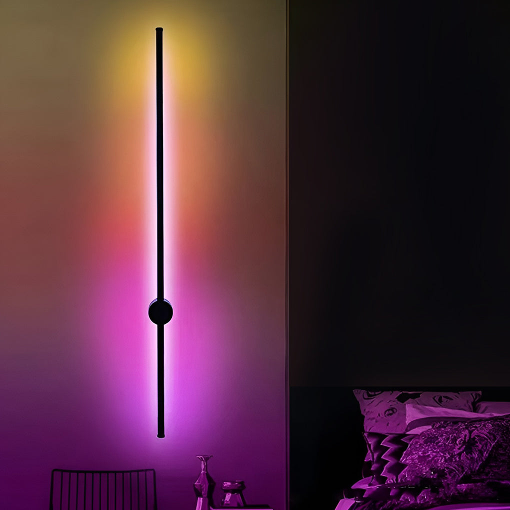 RGB Linear LED Wall Light with Remote Control - Modern Minimalist