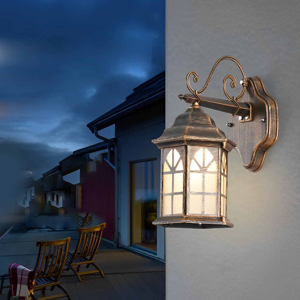 Modern Solar LED Outdoor Wall Light with Remote Control