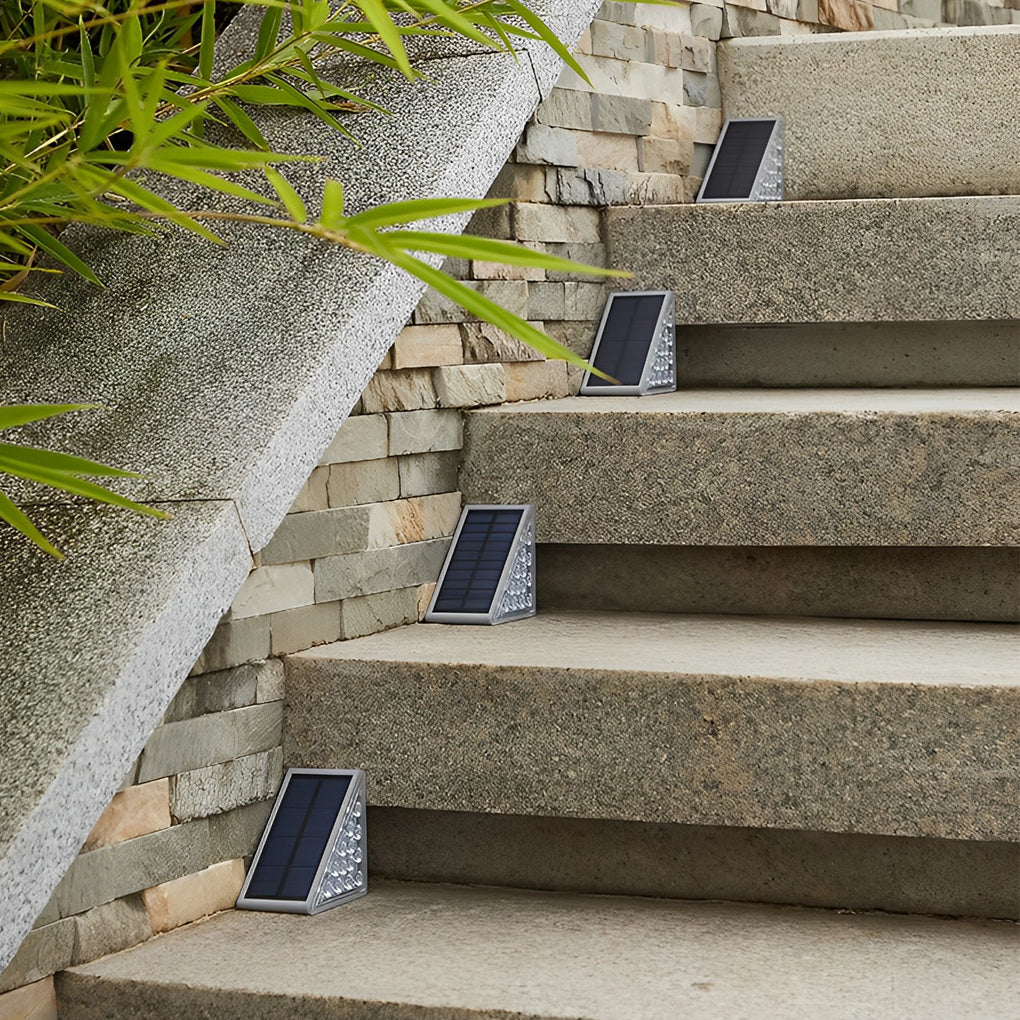 Solar LED Step Light – Modern Waterproof Outdoor Deck Lighting