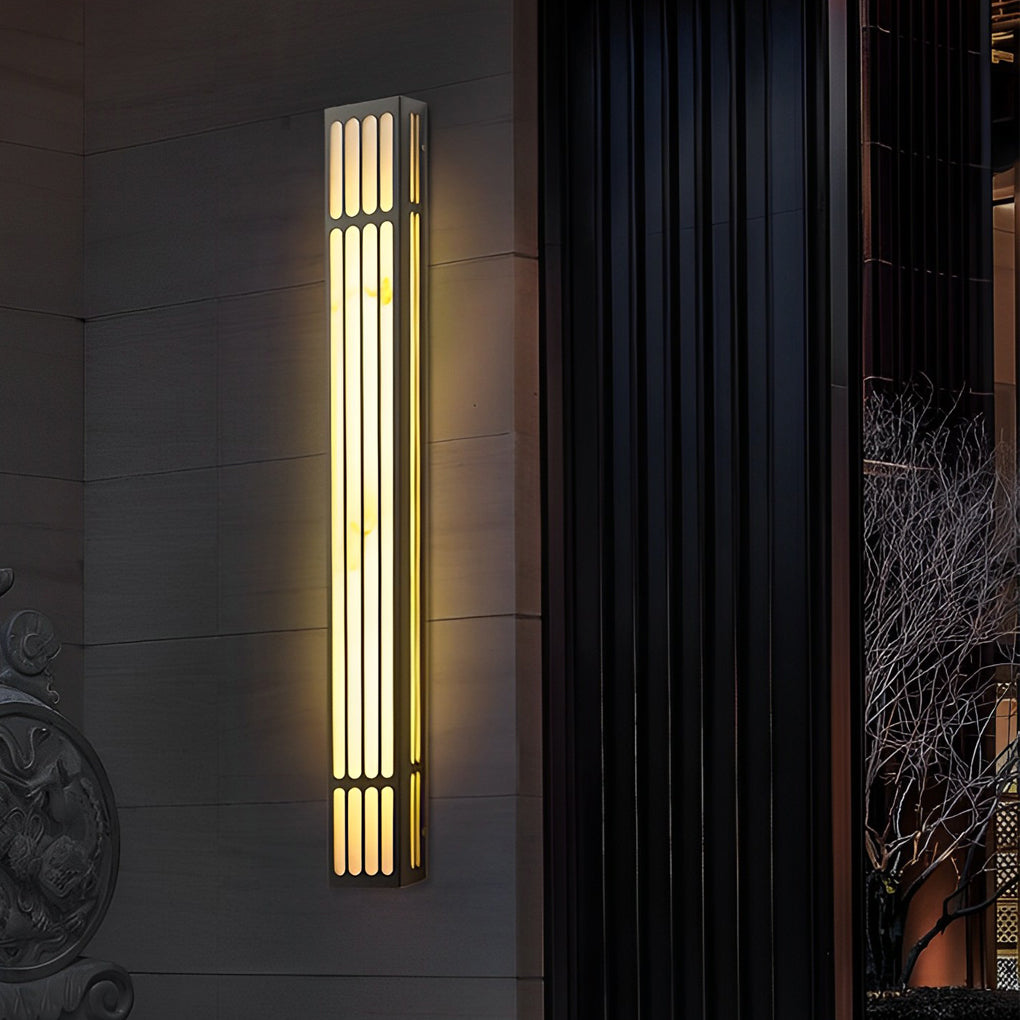 Modern Rectangular LED Outdoor Wall Lamp - Waterproof IP65