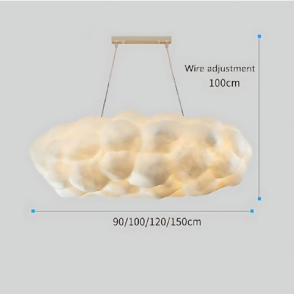 Cloud Shaped Modern Pendant Light - Artistic Hanging Lamp