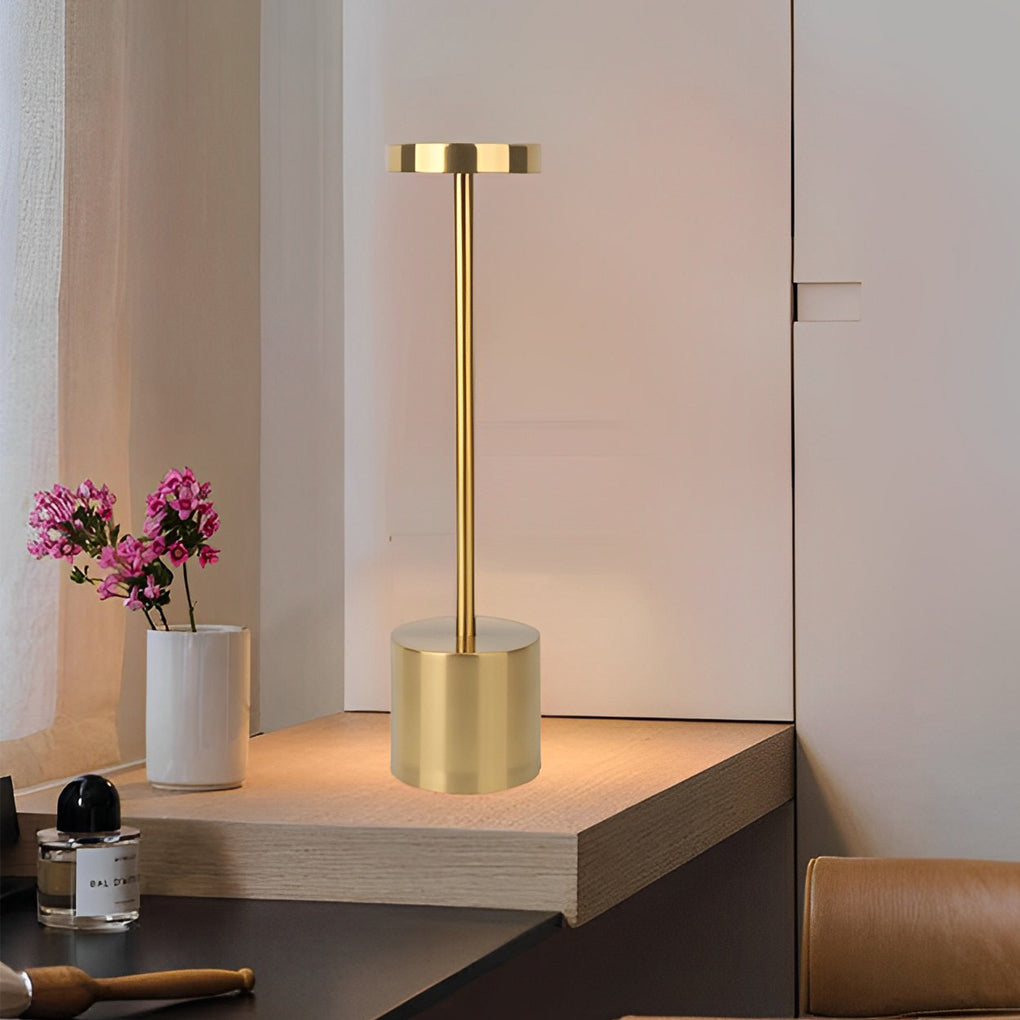 Rechargeable Cordless Modern Table Lamp with Touch Dimmer