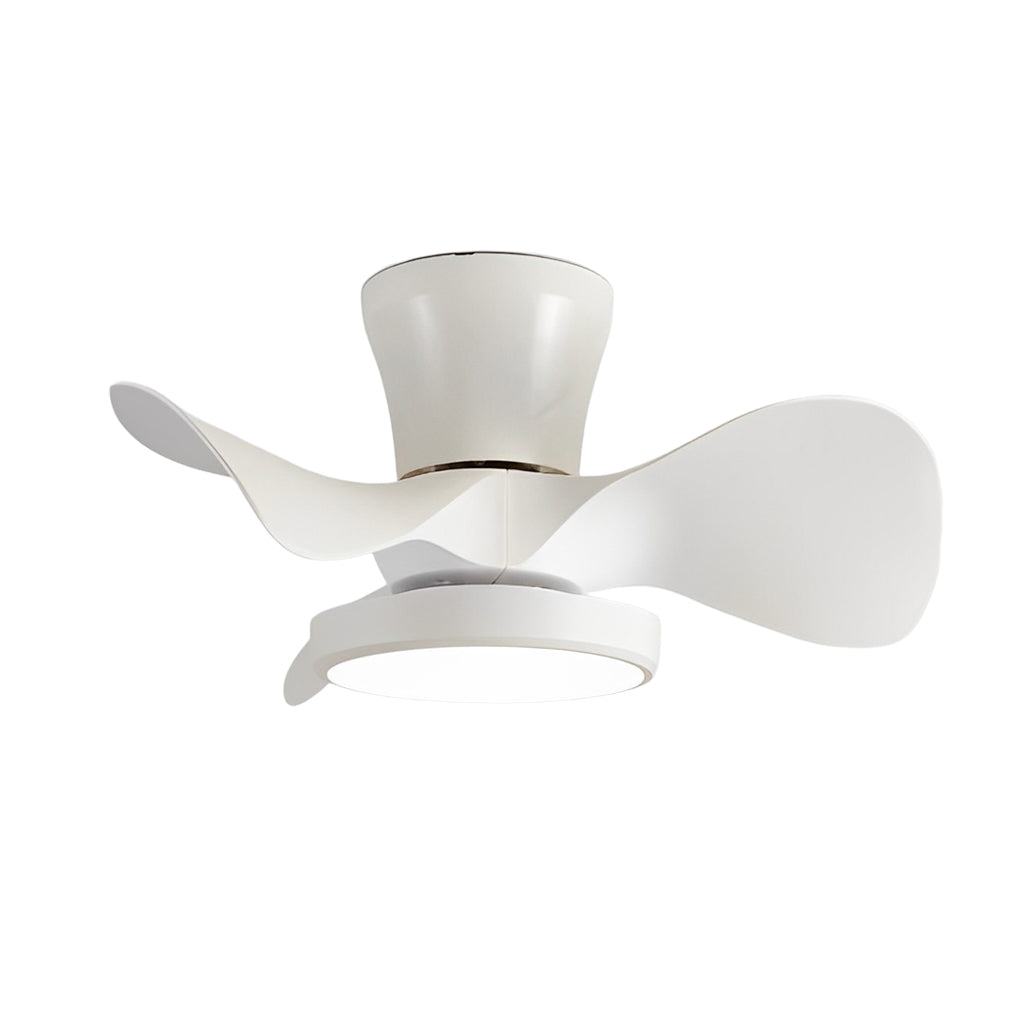 Modern LED Ceiling Fan Light with Remote - 3 Blade Dimmable