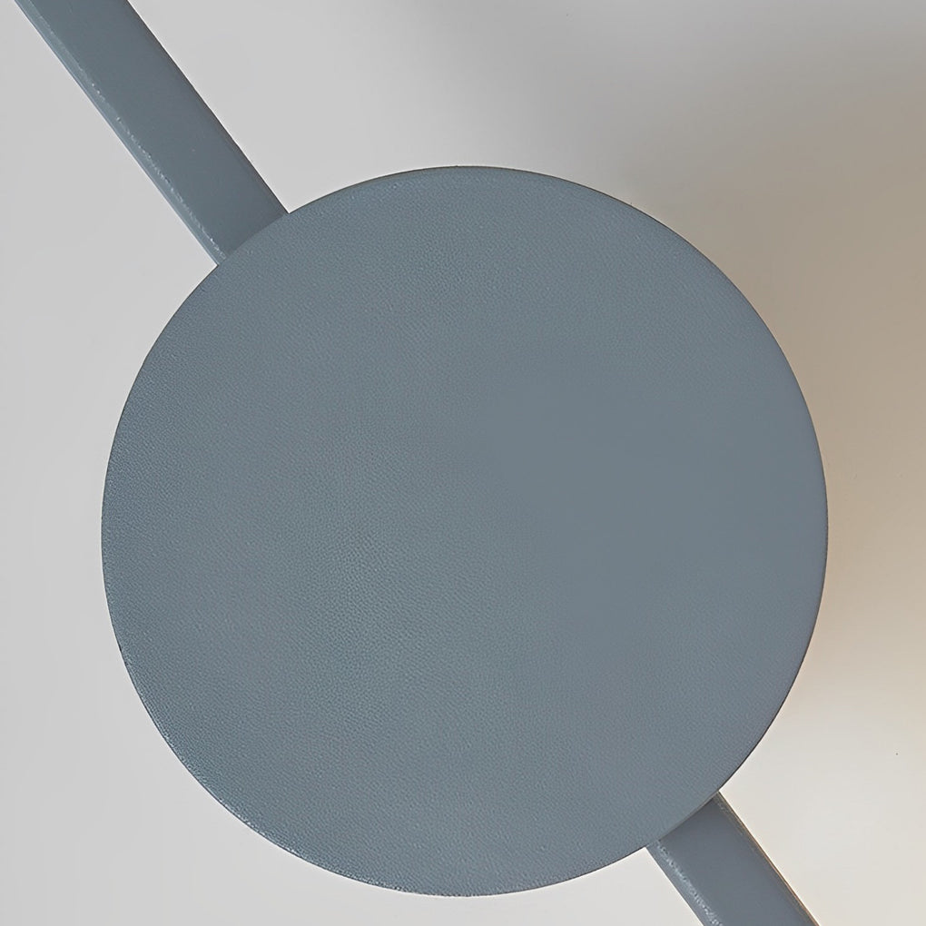 Modern Circular LED Wall Sconce with Artistic Strip Design