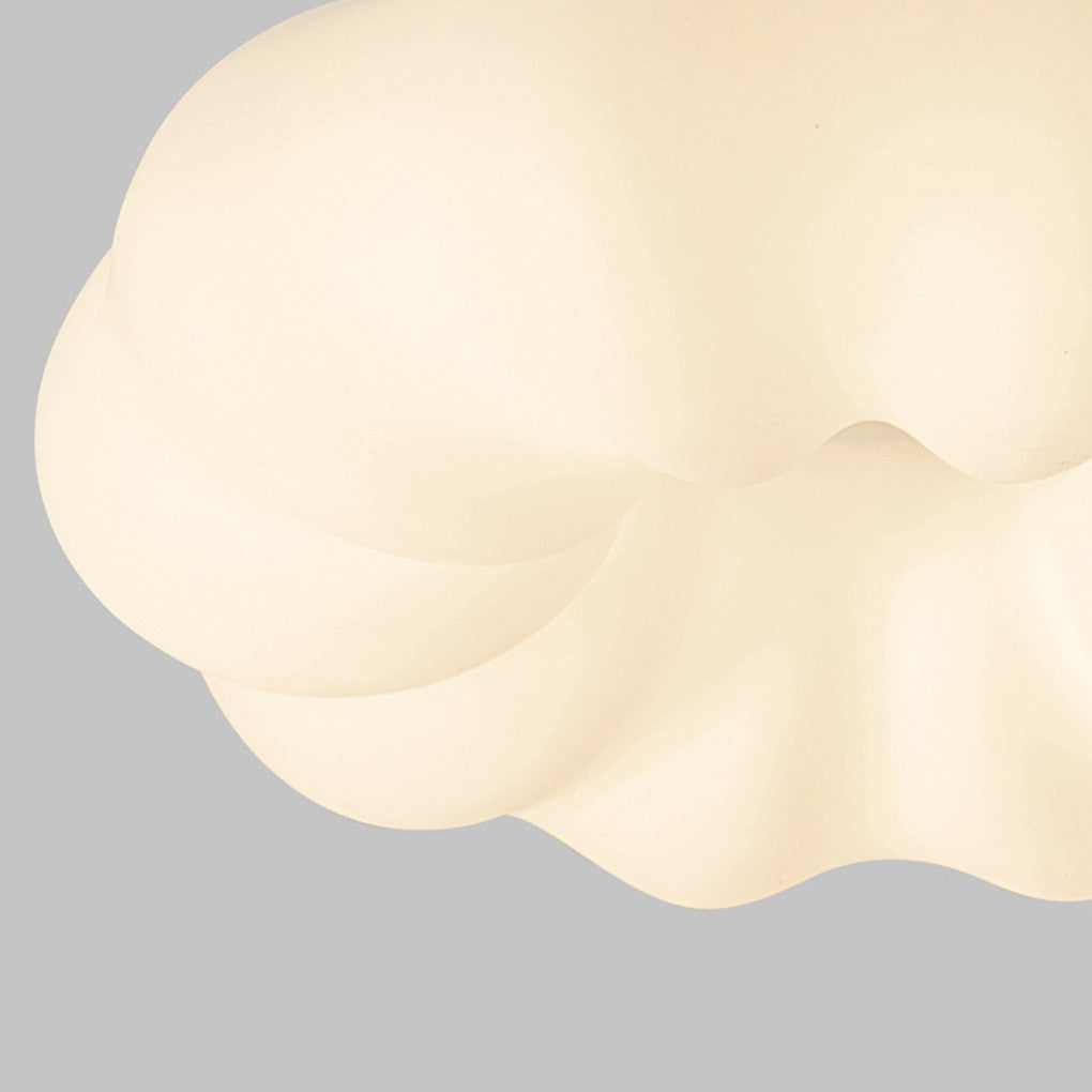 Pumpkin Shape LED Ceiling Light with Stepless Dimming - White
