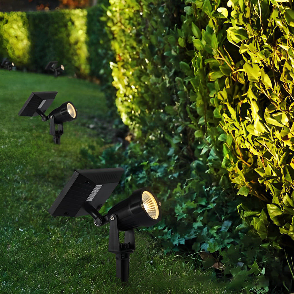 Solar LED Outdoor Spotlight Adjustable Waterproof Multicolor