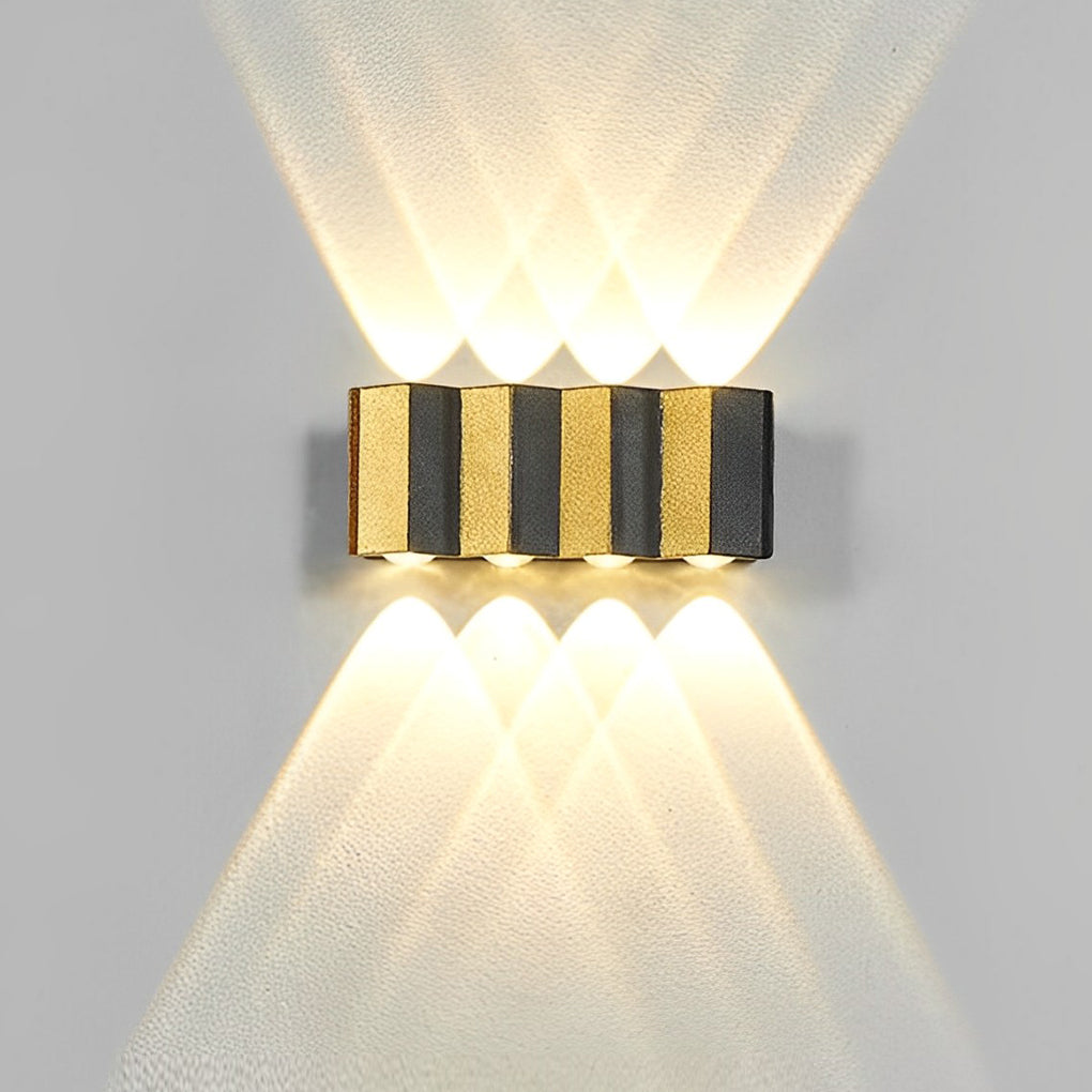 Modern LED Up Down Wall Light Aluminum Outdoor Waterproof IP65