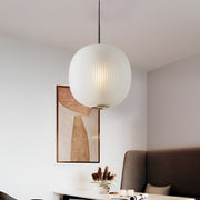 Modern Glass Lantern Pendant Light - LED Ceiling Light