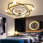 Modern LED Ceiling Fan Light with Remote Dimming - 22 Inch