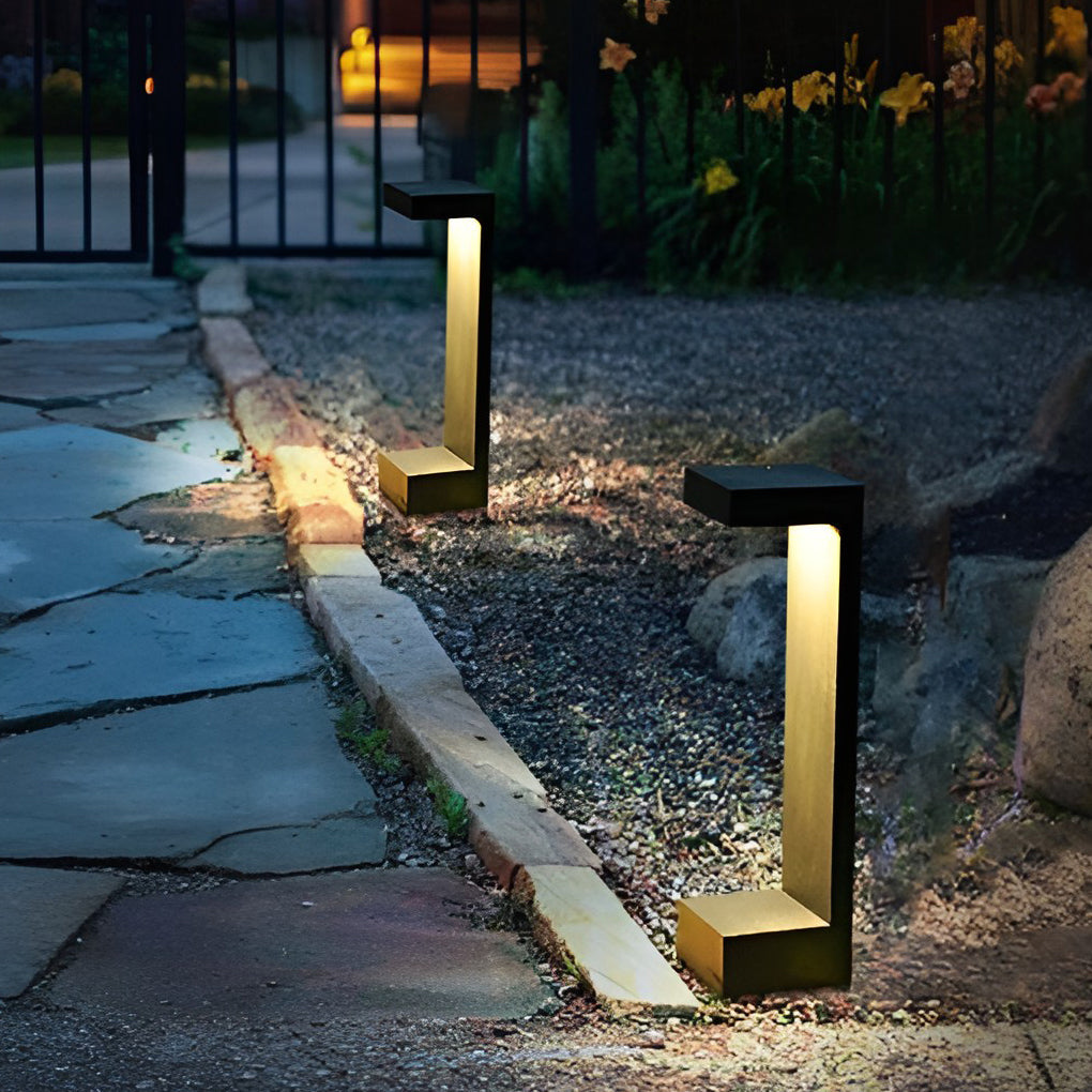 Rectangular Aluminum Pathway Light Waterproof Outdoor Garden