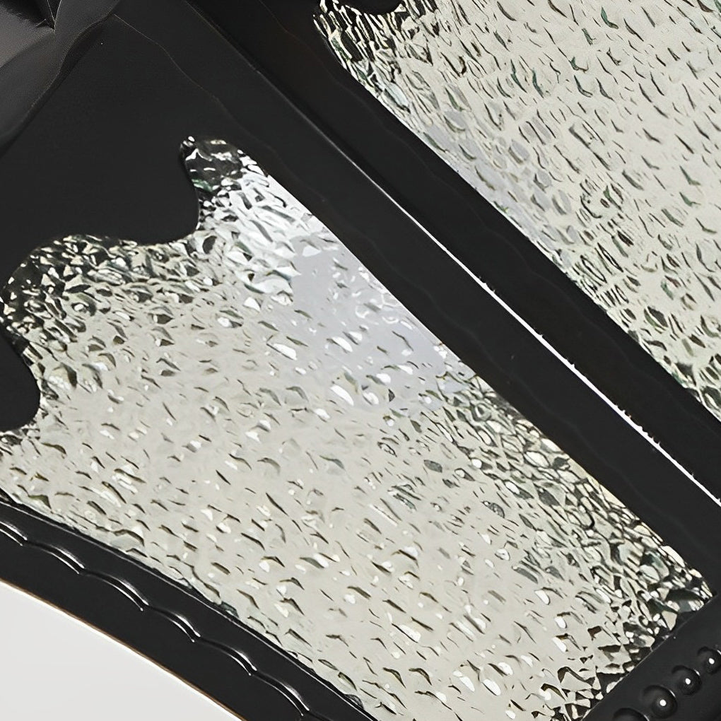 Waterproof Outdoor Pendant Light with Glass Shade & Aluminum Body