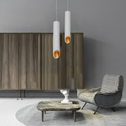 Modern Cylindrical LED Pendant Light – Aluminum Minimalist Hanging