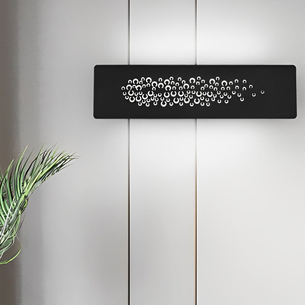 Modern Rectangular LED Wall Light with Up-Down Lighting