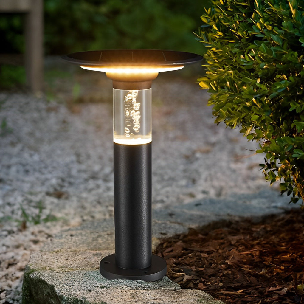 Solar Path Light with Bubble Design and Disk Down Lighting