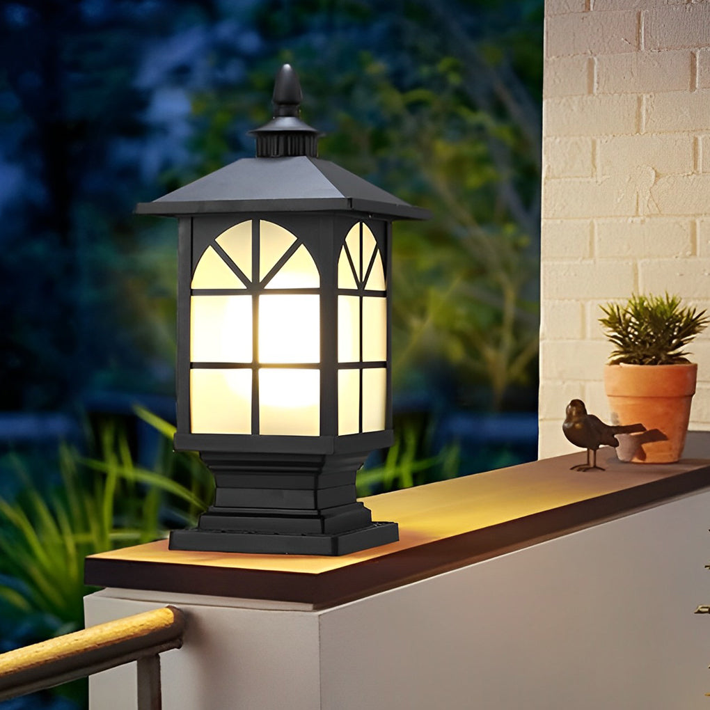 Modern Outdoor Fence Post Light Waterproof Pillar Lamp