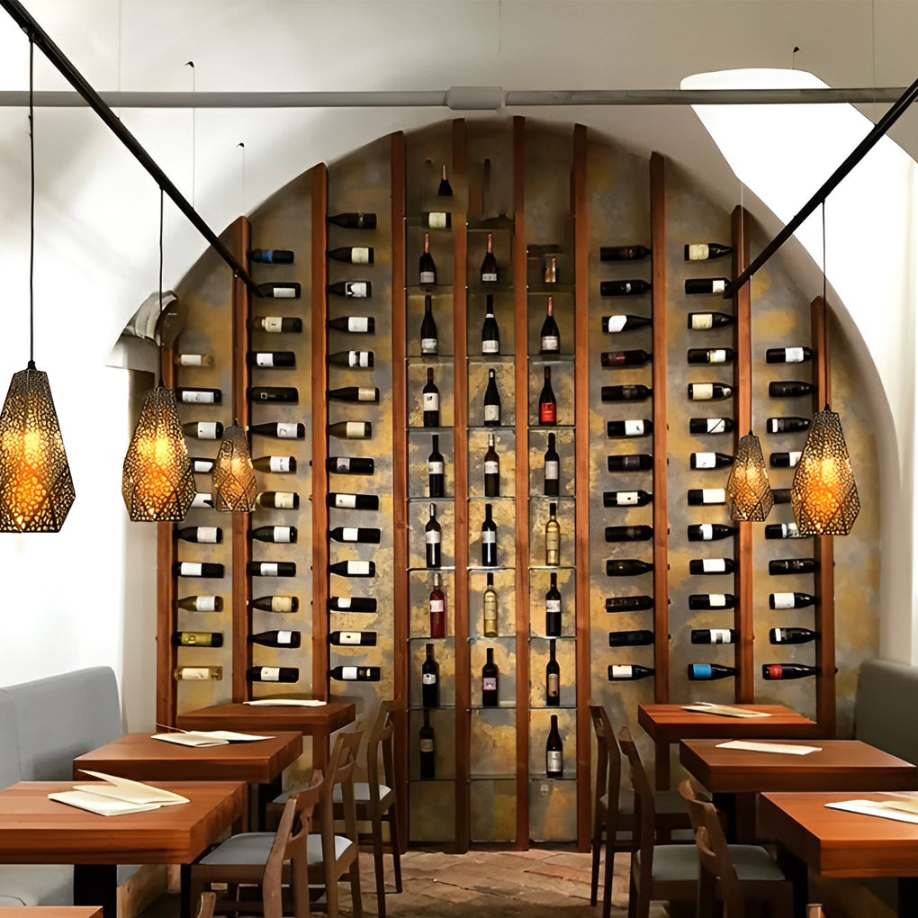 Hollow Gourd Pendant Light - Modern Stainless Steel Chandelier