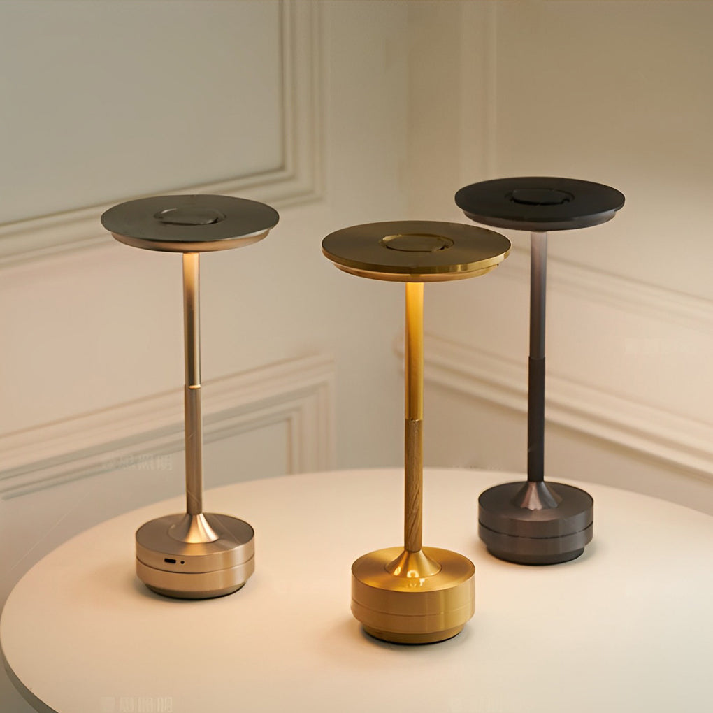 Modern UFO Alien Rechargeable Table Lamp with Touch Dimming