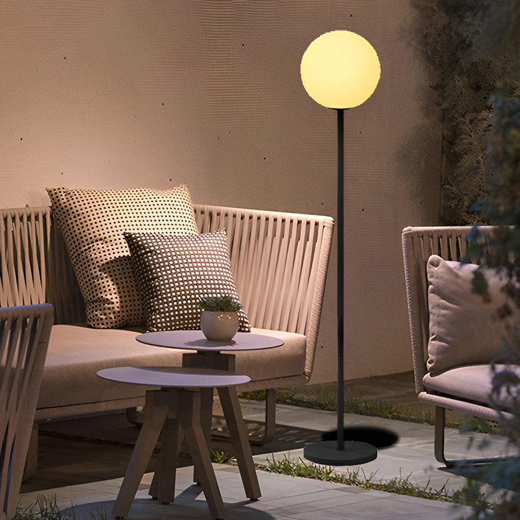 Modern RGB Globe Floor Lamp with App Control - 16 Colors & 4 Modes