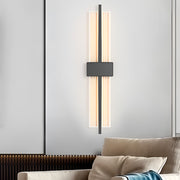 Modern Rectangular Wall Sconce with Warm LED Light