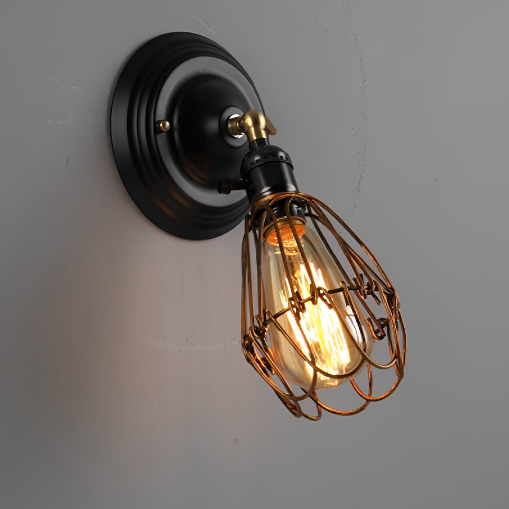 Adjustable Industrial Wall Sconce | Retro Iron Wall Light